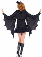 Female bat, costume set, wings, ears